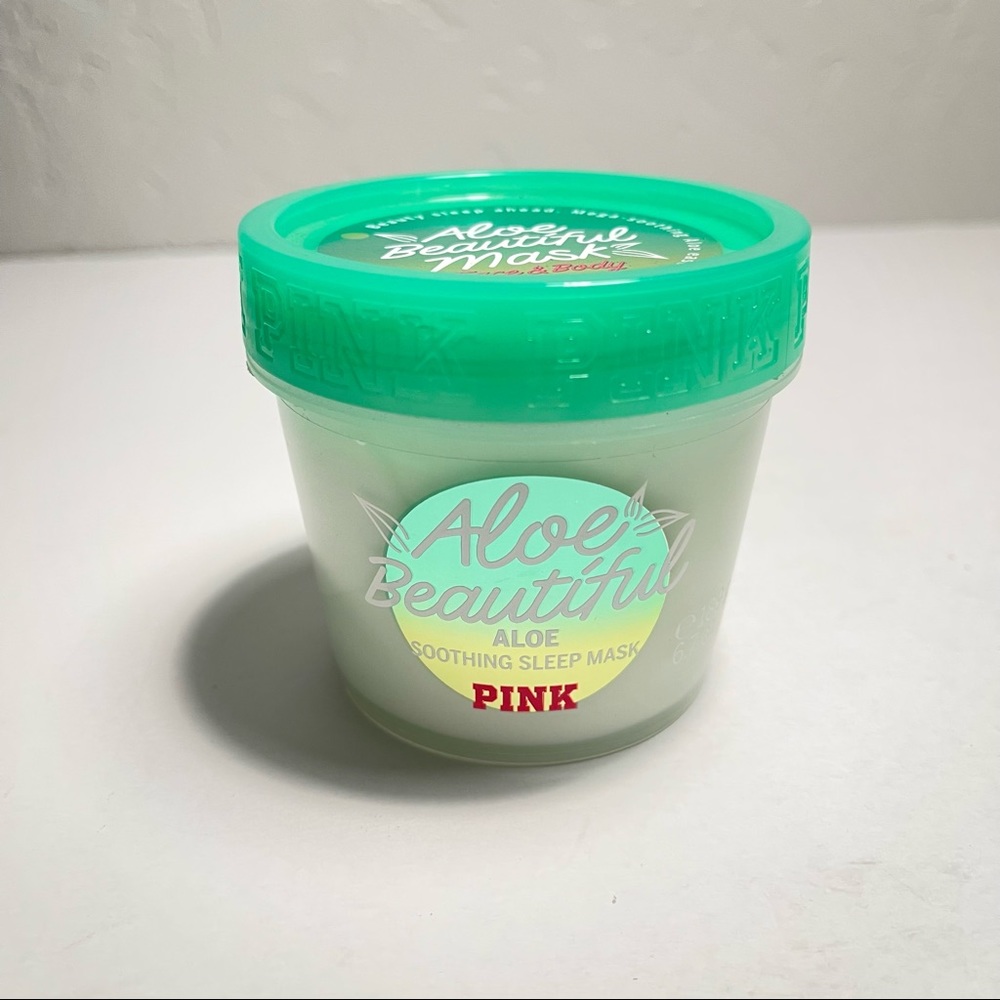 Victoria's Secret PINK ALOE BEAUTIFUL SOOTHING SLEEP MASK FACE & BODY